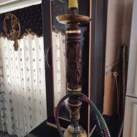 قلیون چوبی خوش نقش جنس محکم خوب