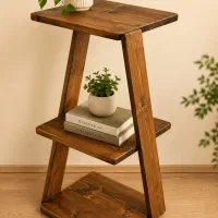 شلف چوبی ایستاده
