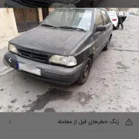 پراید مدل ۸۶ بی رنگ