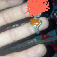 انگشتر عقیق یا شرف شمس زنانه