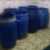 گالن 200لیتری ضخیم درب مشکی