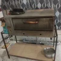 فر پیتزا صندوقی سالم با پایه و قالب پیتزا