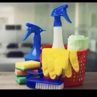 خدمتکار خانم نظافتچی خانم برای دفتر کاری