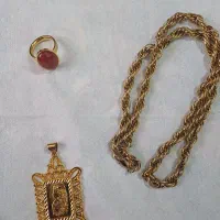 گردنبند آویز انگشتر زنانه