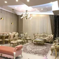 فروش مبل سلطنتی ورق طلا میز ناهارخوری نو