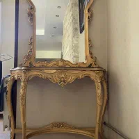 آینه کنسول چوبی
