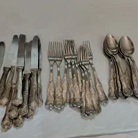 سرویس قدیمی  نقره قاشق چنگالARG800 اروپایی