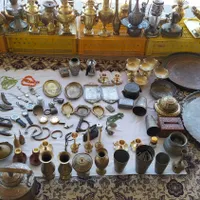 گلدان و قلیون|کلکسیون اشیاء عتیقه|بیرجند, |دیوار