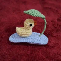 جوجه و قورباغه بافتنی پینترستی