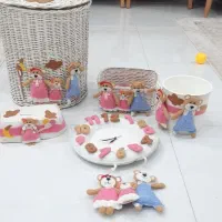 ست حصیری و نمدی سیسمونی اتاق کودک