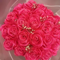 دسته گل روبانی|گل مصنوعی|شهریار, |دیوار