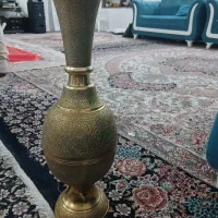 گلدان برنجی عتیقه
