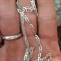 زنجیر نقره ایتالیایی