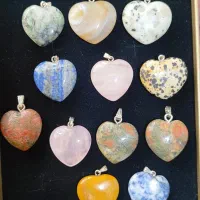 آویز گردنی عقیق و جواهری سیترین و زبرجد