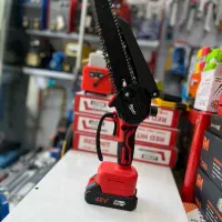اره شارژی ۲۵ سانت میلواکی دوباطری با تیغ اظافه