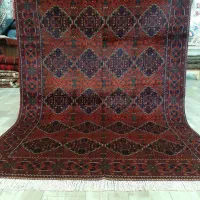 قالیچه سه متری لاکی طرح ستاره تمام کرک رنگ طبیعی