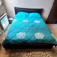 فروش تخت چوبی همراه با تشکر خوشخواب
