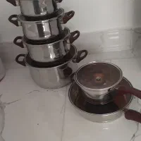 قابلمه 12پارچه نو استیل اصلی