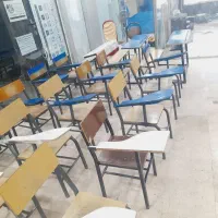 صندلی دانش آموزی بدون نیم کت