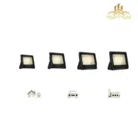 انواع پروژکتور 30 50 100 200وات وچراغ دکوراتیو نما