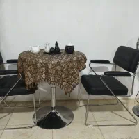 میز ناهارخوری دو نفره استیل