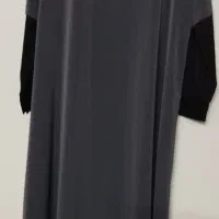 مانتو  عبایی  کرپ الیزه در حد نو