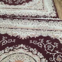 دو تخته فرش 12 متری گل ابریشم نگین مشهد