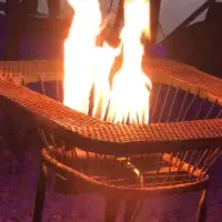 میز شعله دار کوچیک و بزرگ