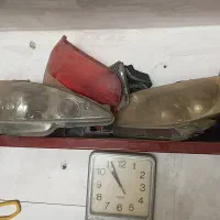 چراغ جلو ۲۰۶ و چراغ پراید   گلگیر جلو پراید