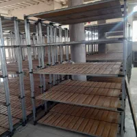 قفسه چوبی آماده