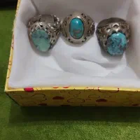 انگشترهای نقره باسنگ اصل