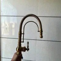 شیر ظرفشویی مدل کاترین فنری طلایی