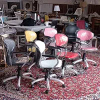 صندلی چرخ دار و جک دار تحریر و اداری شرکتی