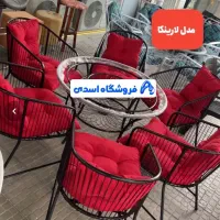 میز و صندلی فلزی باغی و کافه ویلا مدل های متنوع