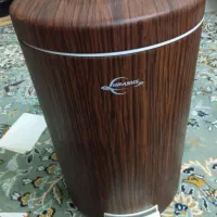 سطل زباله فلزی و جا برنجی