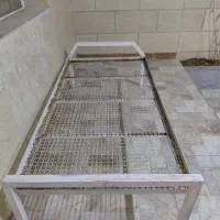 تخت فلزی حیاط سایز  1×۲