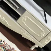 میز تی وی ممبران ومبل وجلو مبلی ویک عدد میز عسلی