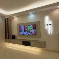 طراحی تی وی وال TV Wall - میز تلویزیون