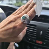 انگشتر خوش دست نقره موزینات