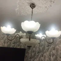 لوستر 7شعله برنز