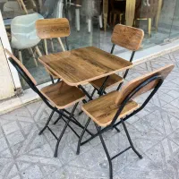 فروش عمده میز و صندلی تاشو چوب و فلز مقاوم