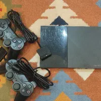 پلی استیشن 2 ، ps2 ، دو عدد دسته ، بازی ، مموری