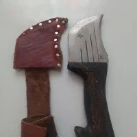 چاقو کپوری با غلاف چرم دست ساز