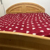 تخت خواب دو نفره تمام چوب