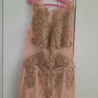 لباس مجلسی خوشگل کارشده و سالم سایز ۳۸الی ۴۰