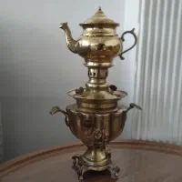 سماور اصل روسیه همراه با قوری