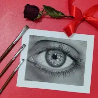 سفارش چهره سیاه قلم