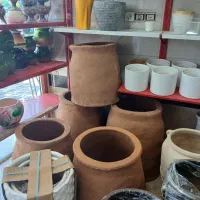 تنور سفالی نهره گلدان دنیای سفال اردبیل