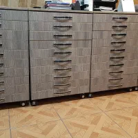 استند فلزی دیواری و فایل عینک MDF