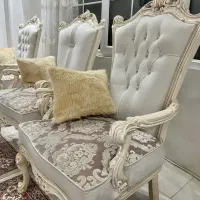 مبل ۹ نفره استیل خراطی شده